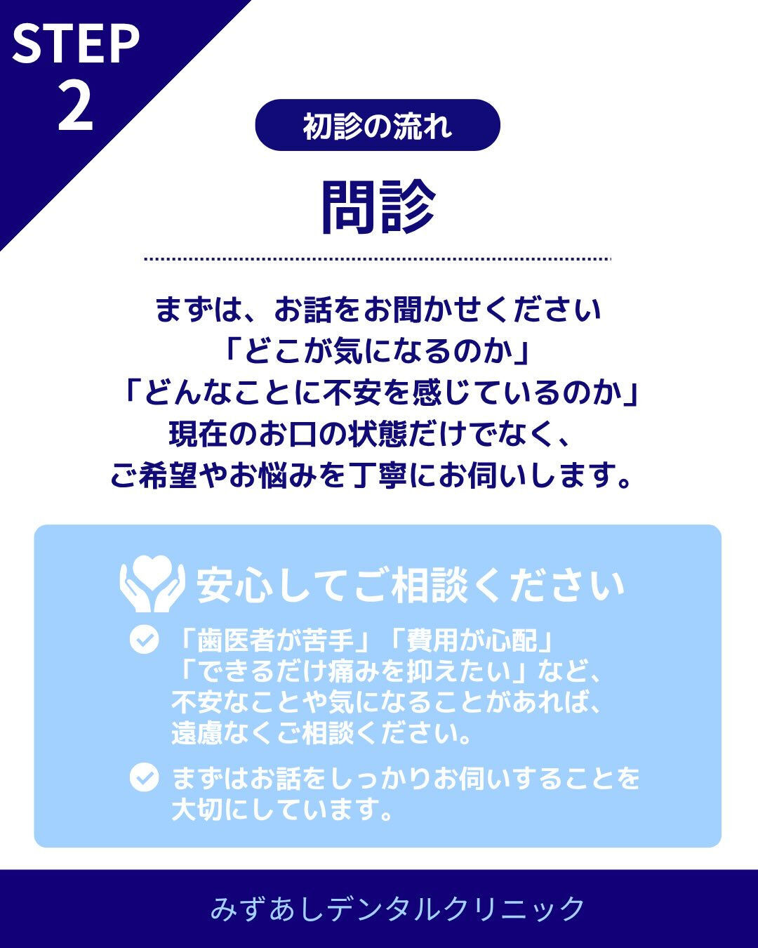 こんにちは！みずあしデンタルクリニックです🦷